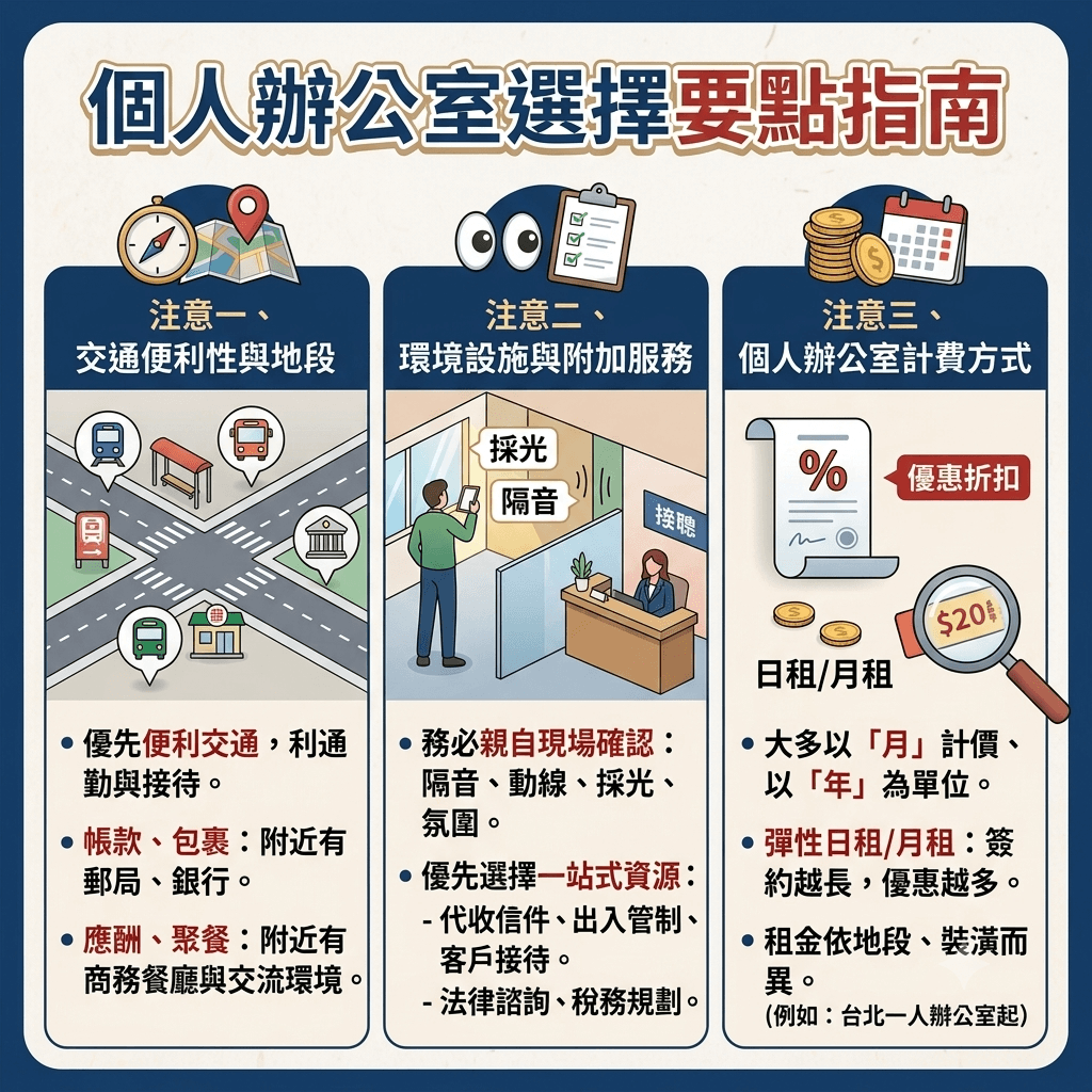 個人辦公室如何挑選？要點指南一次看
